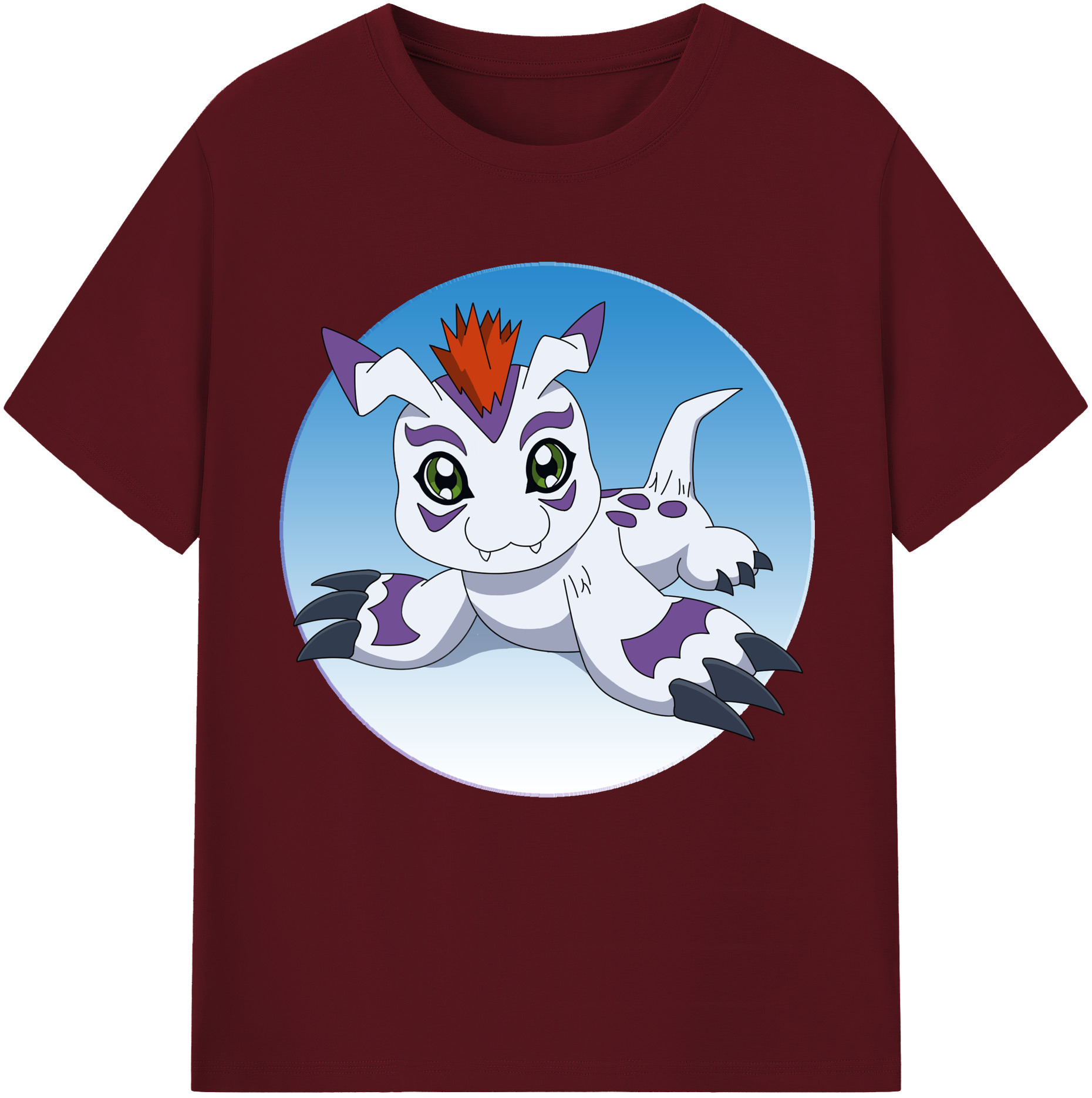 （画像用） Digimon デジタルモンスター/デジモン 綿100％半袖Tシャツ（フロントプリント）